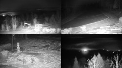 Sdružený snímek okolí chaty Myslivna