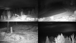 Sdružený snímek okolí chaty Myslivna