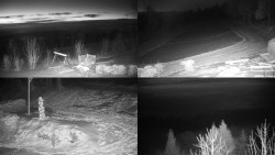 Sdružený snímek okolí chaty Myslivna