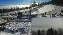 Sdružený snímek okolí chaty Myslivna