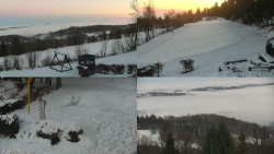 Sdružený snímek okolí chaty Myslivna