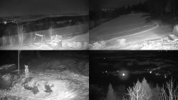 Sdružený snímek okolí chaty Myslivna