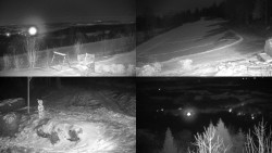 Sdružený snímek okolí chaty Myslivna