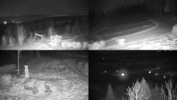 Sdružený snímek okolí chaty Myslivna