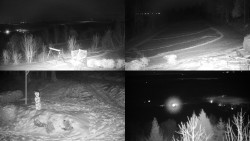 Sdružený snímek okolí chaty Myslivna