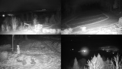 Sdružený snímek okolí chaty Myslivna