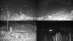 Sdružený snímek okolí chaty Myslivna