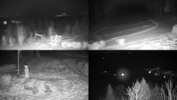 Sdružený snímek okolí chaty Myslivna