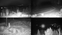 Sdružený snímek okolí chaty Myslivna