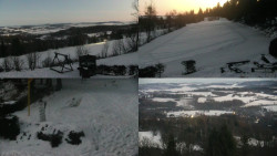 Sdružený snímek okolí chaty Myslivna