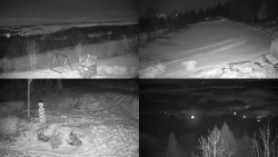 Sdružený snímek okolí chaty Myslivna