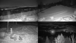 Sdružený snímek okolí chaty Myslivna