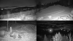 Sdružený snímek okolí chaty Myslivna