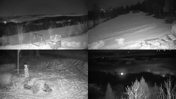 Sdružený snímek okolí chaty Myslivna