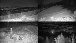 Sdružený snímek okolí chaty Myslivna