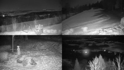 Sdružený snímek okolí chaty Myslivna