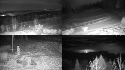 Sdružený snímek okolí chaty Myslivna