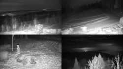 Sdružený snímek okolí chaty Myslivna