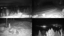 Sdružený snímek okolí chaty Myslivna