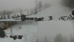 Sdružený snímek okolí chaty Myslivna