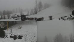 Sdružený snímek okolí chaty Myslivna