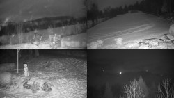 Sdružený snímek okolí chaty Myslivna