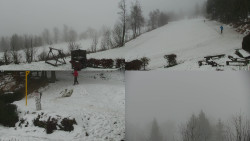 Sdružený snímek okolí chaty Myslivna