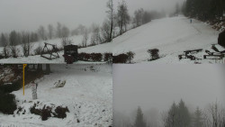 Sdružený snímek okolí chaty Myslivna