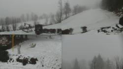 Sdružený snímek okolí chaty Myslivna