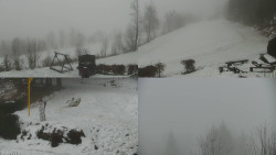 Sdružený snímek okolí chaty Myslivna