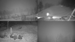 Sdružený snímek okolí chaty Myslivna