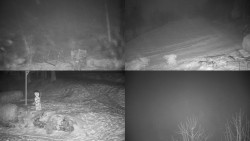 Sdružený snímek okolí chaty Myslivna