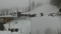 Sdružený snímek okolí chaty Myslivna