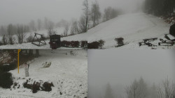 Sdružený snímek okolí chaty Myslivna