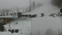 Sdružený snímek okolí chaty Myslivna