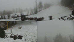 Sdružený snímek okolí chaty Myslivna