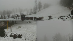 Sdružený snímek okolí chaty Myslivna