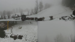 Sdružený snímek okolí chaty Myslivna