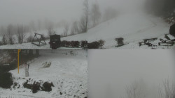 Sdružený snímek okolí chaty Myslivna