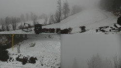 Sdružený snímek okolí chaty Myslivna