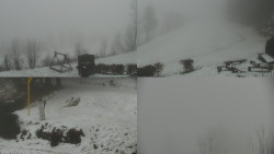 Sdružený snímek okolí chaty Myslivna