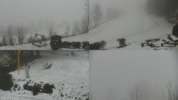 Sdružený snímek okolí chaty Myslivna