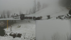 Sdružený snímek okolí chaty Myslivna