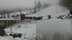 Sdružený snímek okolí chaty Myslivna