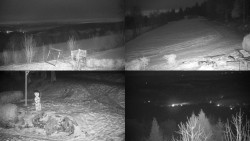 Sdružený snímek okolí chaty Myslivna