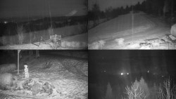 Sdružený snímek okolí chaty Myslivna