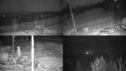 Sdružený snímek okolí chaty Myslivna