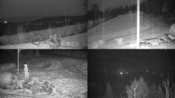 Sdružený snímek okolí chaty Myslivna