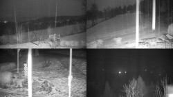 Sdružený snímek okolí chaty Myslivna