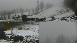 Sdružený snímek okolí chaty Myslivna